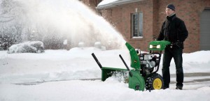 removing snow